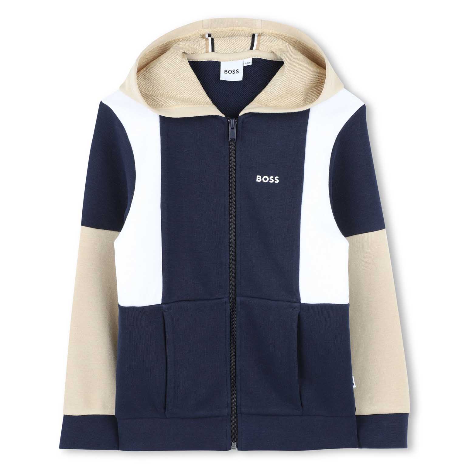 BOSS Hooded Zip Sweatshirt 4Y - 10Y